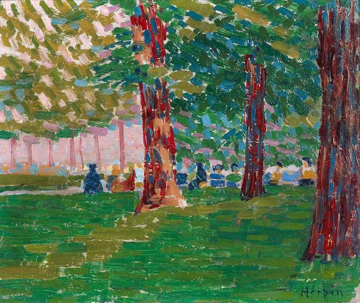 Sous les arbres, Jardin du Luxembourg
